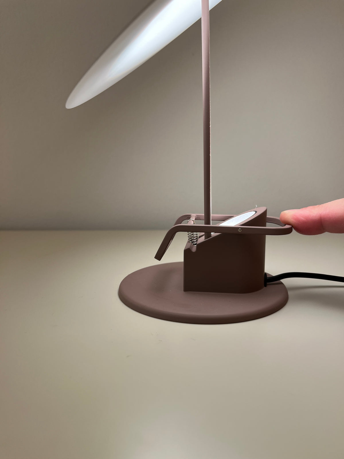 Lampe Ile marron